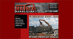 Desktop Screenshot of matrixdemolition.com
