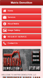 Mobile Screenshot of matrixdemolition.com