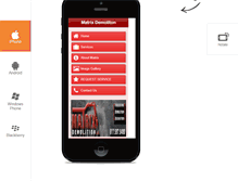 Tablet Screenshot of matrixdemolition.com